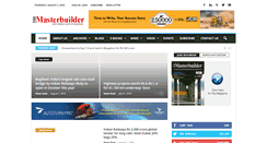 Desktop Screenshot of masterbuilder.co.in