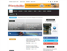 Tablet Screenshot of masterbuilder.co.in